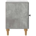 vidaXL Nočný stolík Betónovo sivá 43 x 34,5 x 50 cm Kompozitné drevo – Obrázok 5