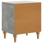vidaXL Nočný stolík Betónovo sivá 43 x 34,5 x 50 cm Kompozitné drevo – Obrázok 6