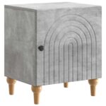 vidaXL Nočný stolík 2 pcs Betónovo sivá 43 x 34,5 x 50 cm – Obrázok 3