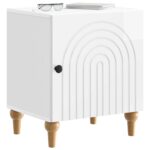 vidaXL Nočný stolík Biela s vysokým leskom 43 x 34,5 x 50 cm – Obrázok 2