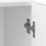 vidaXL Nočný stolík Biela s vysokým leskom 43 x 34,5 x 50 cm – Obrázok 8