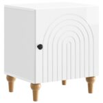 vidaXL Nočný stolík 2 pcs Biela s vysokým leskom 43 x 34,5 x 50 cm – Obrázok 3