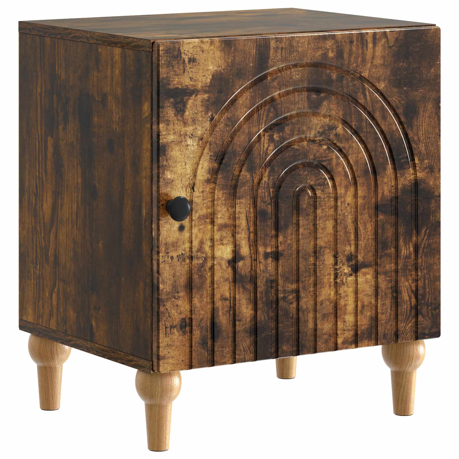894115_1.jpg vidaXL Nočný stolík Dymový dub 43 x 34,5 x 50 cm Kompozitné drevo – Obrázok 1