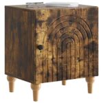 vidaXL Nočný stolík Dymový dub 43 x 34,5 x 50 cm Kompozitné drevo – Obrázok 2