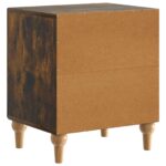 vidaXL Nočný stolík Dymový dub 43 x 34,5 x 50 cm Kompozitné drevo – Obrázok 6