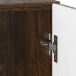 vidaXL Nočný stolík Dymový dub 43 x 34,5 x 50 cm Kompozitné drevo – Obrázok 8