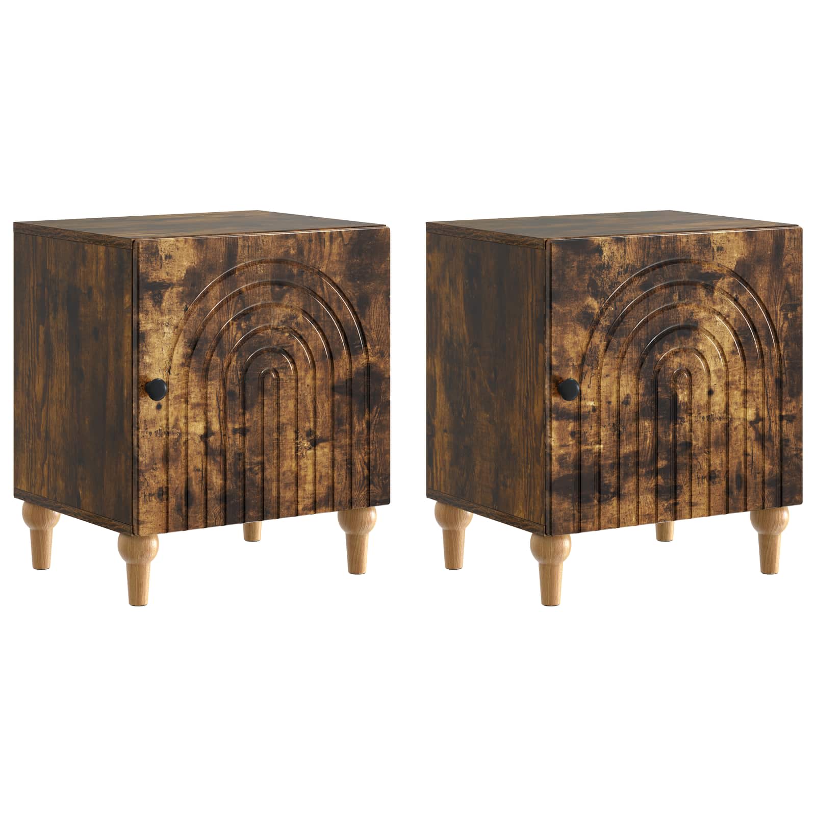 894116_1.jpg vidaXL Nočný stolík 2 pcs Dymový dub 43 x 34,5 x 50 cm – Obrázok 1