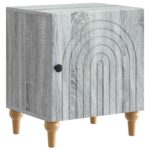 vidaXL Nočný stolík 2 pcs Sivá sonoma 43 x 34,5 x 50 cm – Obrázok 3