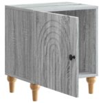 vidaXL Nočný stolík 2 pcs Sivá sonoma 43 x 34,5 x 50 cm – Obrázok 4