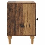 vidaXL Nočný stolík Staré drevo 43 x 34,5 x 50 cm Kompozitné drevo – Obrázok 5