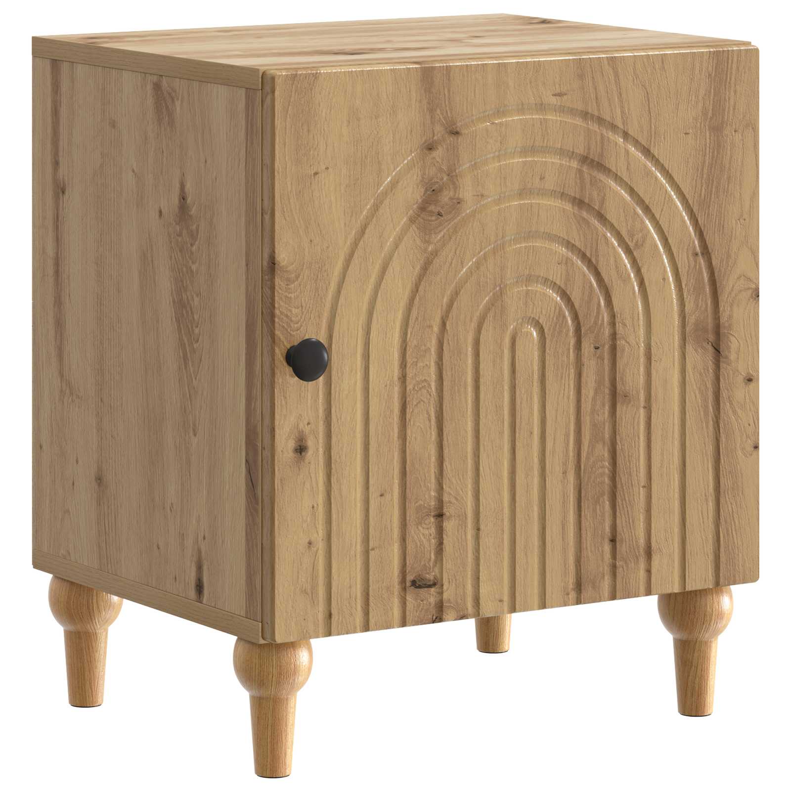 894123_1.jpg vidaXL Nočný stolík Dub artisan 43 x 34,5 x 50 cm Kompozitné drevo – Obrázok 1