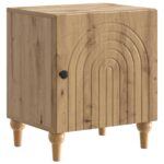 vidaXL Nočný stolík 2 pcs Dub artisan 43 x 34,5 x 50 cm – Obrázok 3