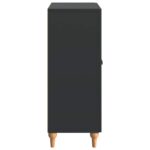 vidaXL Servírovacia skriňa Čierna 66 x 34,5 x 90 cm Kompozitné drevo – Obrázok 7