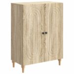 vidaXL Servírovacia skriňa Dub sonoma 66 x 34,5 x 90 cm – Obrázok 2