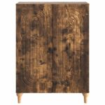 vidaXL Servírovacia skriňa Dymový dub 66 x 34,5 x 90 cm – Obrázok 6