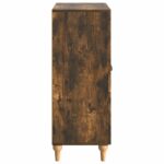 vidaXL Servírovacia skriňa Dymový dub 66 x 34,5 x 90 cm – Obrázok 7