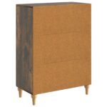 vidaXL Servírovacia skriňa Dymový dub 66 x 34,5 x 90 cm – Obrázok 8