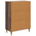 vidaXL Servírovacia skriňa Staré drevo 66 x 34,5 x 90 cm – Obrázok 8