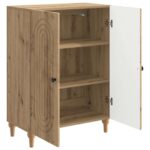vidaXL Servírovacia skriňa Dub artisan 66 x 34,5 x 90 cm – Obrázok 5