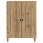 vidaXL Servírovacia skriňa Dub artisan 66 x 34,5 x 90 cm – Obrázok 6