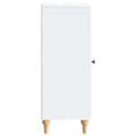 vidaXL Servírovacia skriňa Biela 33 x 34,5 x 90 cm Kompozitné drevo – Obrázok 7