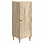 vidaXL Servírovacia skriňa Dub sonoma 33 x 34,5 x 90 cm – Obrázok 2