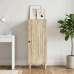 vidaXL Servírovacia skriňa Dub sonoma 33 x 34,5 x 90 cm – Obrázok 4
