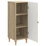 vidaXL Servírovacia skriňa Dub sonoma 33 x 34,5 x 90 cm – Obrázok 5