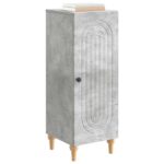 vidaXL Servírovacia skriňa Betónovo sivá 33 x 34,5 x 90 cm – Obrázok 3