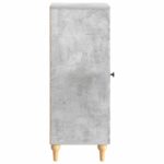 vidaXL Servírovacia skriňa Betónovo sivá 33 x 34,5 x 90 cm – Obrázok 7