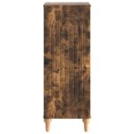 vidaXL Servírovacia skriňa Dymový dub 33 x 34,5 x 90 cm – Obrázok 6