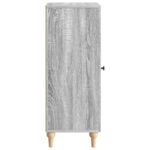 vidaXL Servírovacia skriňa Sivá sonoma 33 x 34,5 x 90 cm – Obrázok 7