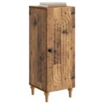 vidaXL Servírovacia skriňa Staré drevo 33 x 34,5 x 90 cm – Obrázok 3