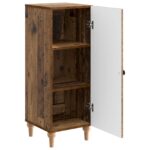 vidaXL Servírovacia skriňa Staré drevo 33 x 34,5 x 90 cm – Obrázok 5