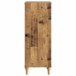 vidaXL Servírovacia skriňa Staré drevo 33 x 34,5 x 90 cm – Obrázok 6