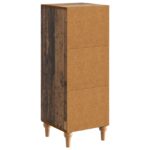 vidaXL Servírovacia skriňa Staré drevo 33 x 34,5 x 90 cm – Obrázok 8