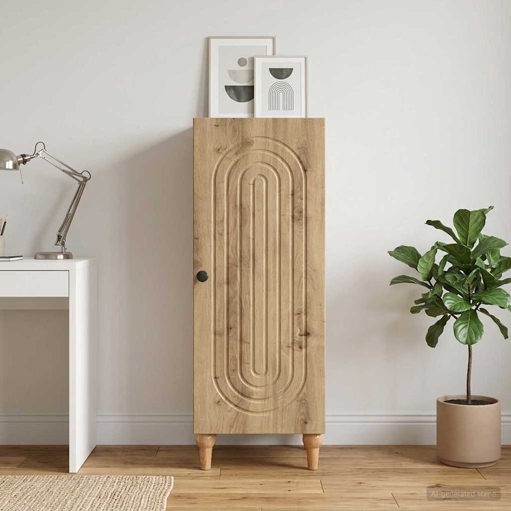 894144_1.jpg vidaXL Servírovacia skriňa Dub artisan 33 x 34,5 x 90 cm – Obrázok 1
