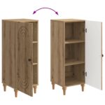 vidaXL Servírovacia skriňa Dub artisan 33 x 34,5 x 90 cm – Obrázok 11