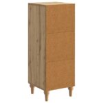 vidaXL Servírovacia skriňa Dub artisan 33 x 34,5 x 90 cm – Obrázok 8