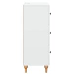 vidaXL Zásuvkový kabinet Biela 66 x 34,5 x 90 cm Kompozitné drevo – Obrázok 5