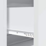 vidaXL Zásuvkový kabinet Biela 66 x 34,5 x 90 cm Kompozitné drevo – Obrázok 8