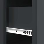 vidaXL Zásuvkový kabinet Čierna 66 x 34,5 x 90 cm Kompozitné drevo – Obrázok 8