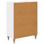 vidaXL Zásuvkový kabinet Biela s vysokým leskom 66 x 34,5 x 90 cm – Obrázok 6