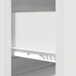 vidaXL Zásuvkový kabinet Biela s vysokým leskom 66 x 34,5 x 90 cm – Obrázok 8
