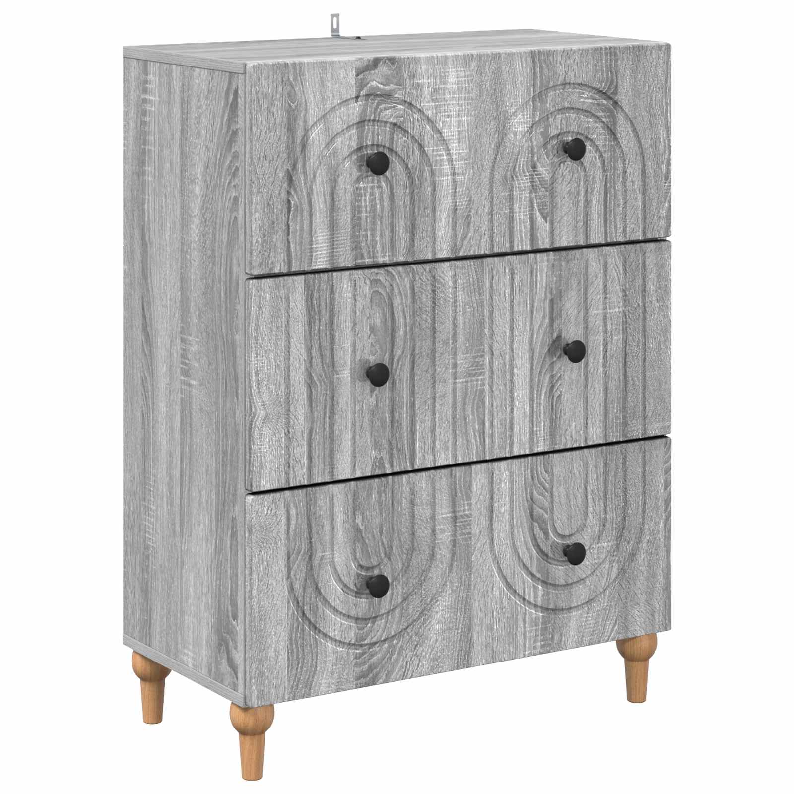 894151_1.jpg vidaXL Zásuvkový kabinet Sivá sonoma 66 x 34,5 x 90 cm – Obrázok 1