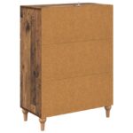 vidaXL Zásuvkový kabinet Staré drevo 66 x 34,5 x 90 cm – Obrázok 6
