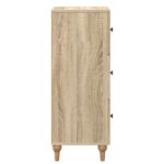 vidaXL Zásuvkový kabinet Dub sonoma 33 x 34,5 x 90 cm Kompozitné drevo – Obrázok 5