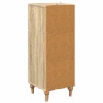vidaXL Zásuvkový kabinet Dub sonoma 33 x 34,5 x 90 cm Kompozitné drevo – Obrázok 6