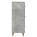 vidaXL Zásuvkový kabinet Betónovo sivá 33 x 34,5 x 90 cm – Obrázok 5