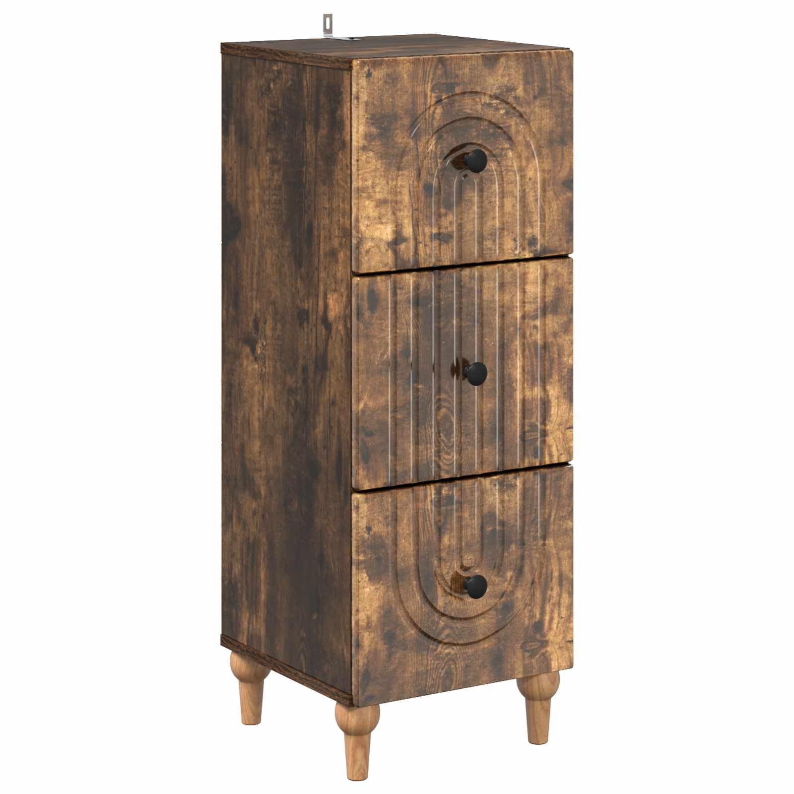 894160_1.jpg vidaXL Zásuvkový kabinet Dymový dub 33 x 34,5 x 90 cm Kompozitné drevo – Obrázok 1